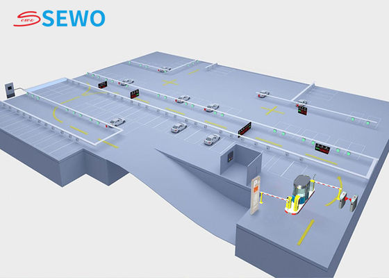 Indoor Ultrasonic Parking Guidance System For Underground Parking Lot