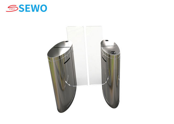 ISO9001 Full Height Sliding Turnstile Pedestrian Access Control System 40people/min