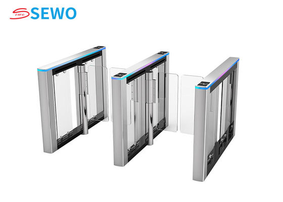 Brushless Motor Swing Barrier Turnstile AC220V Pedestrian Turnstile Gate With Security System