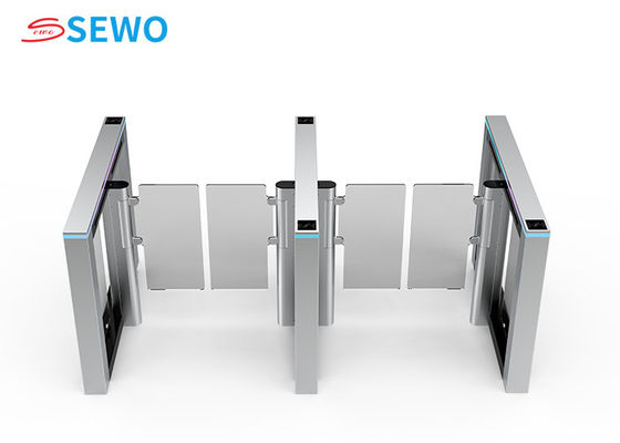 Brushless Motor Swing Barrier Turnstile AC220V Pedestrian Turnstile Gate With Security System