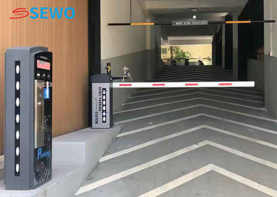 Indoor / Outdoor Barcode Ticket Dispenser Smart Card Parking System