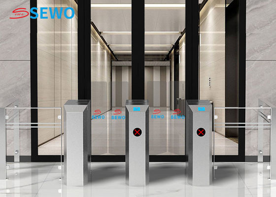 Automatic Retractable Sliding Gate Turnstile Facial Recognition With Qr Code Scanner