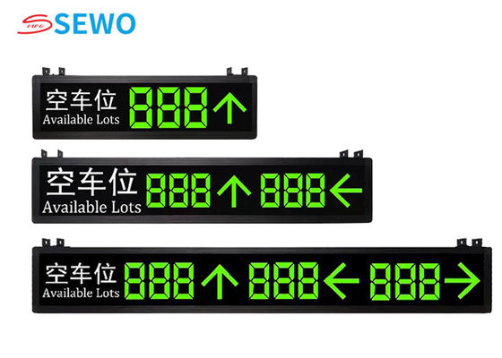 Ultrasonic Car Parking LED Display Uni Directional Bi Directional Tri Direction Sector