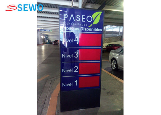 LED Parking Entrance And Exit Signs , Vertical Entrance LED Parking Display