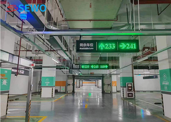 LED Parking Signs Video Parking Guidance System Button IC Card Operation Mode
