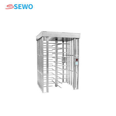 Semi Automatic Full Height Turnstiles Gates Pedestrian Barrier Gate Access Control System