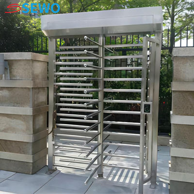 Biometric Full Height Security Turnstile For Parks Stadium Pedestrian Access Control