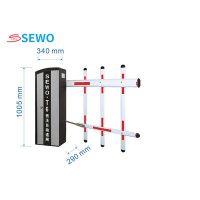 Fence Arm Parking Lot Barrier Gate , Auto Vehicle Boom Barrier With Access Control