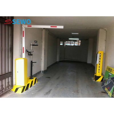 Parking Lots Entrance Traffic Boom Barrier Gate With Folding Arm Remote Control