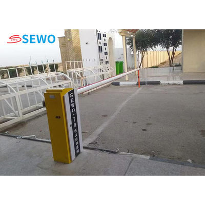 Automatic Security Boom Gate Barrier , Parking Boom Gate With 3-6m Straight Arm