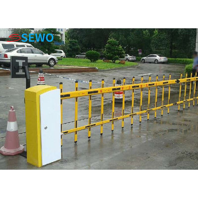 OEM ODM Automatic Car Parking Barrier Boom Gate  with Fence Arm