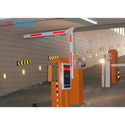Parking Lots Entrance Traffic Boom Barrier Gate With Folding Arm Remote Control