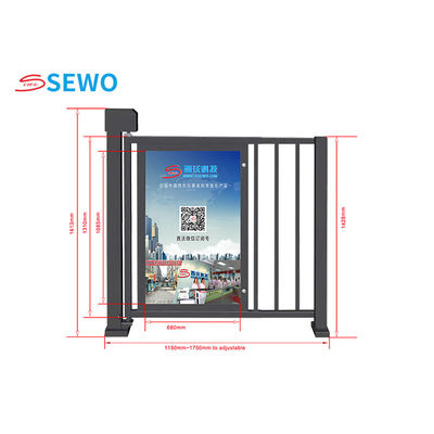 Indoor / Outdoor Boom Gate Advertising Car Parking Automatic Gate