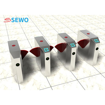 SEWO Standard Flap Barrier Gates 30-40people/min Supermarket Entrance Gate