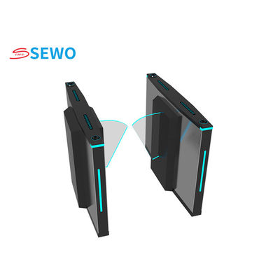 Luxury Black High End Flap Barrier Turnstile Gate School Library Entrance Access Control