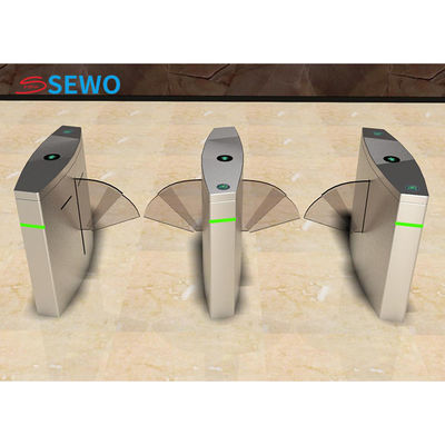OEM Electronic Barrier Gates Turnstile Flap Barrier Gates With Gate Automation Systems