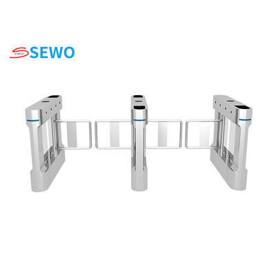 AC220V Swing Barrier Turnstile Stainless Steel High Speed Gym Security Gate