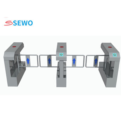 Electronic Turnstile Gates AC220V Pedestrian Security Turnstiles For Office