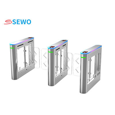 Dazzling Swing Barrier Turnstile Anti Collision Pedestrian Turnstile Gate Access Control