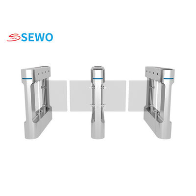 AC220V Swing Barrier Turnstile Stainless Steel High Speed Gym Security Gate