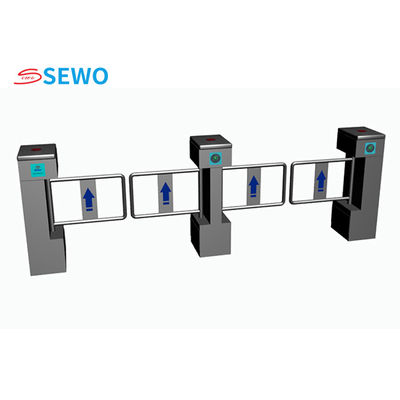 Supermarket Entrance Turnstile Single / Bi Direction Swing Turnstile Gate