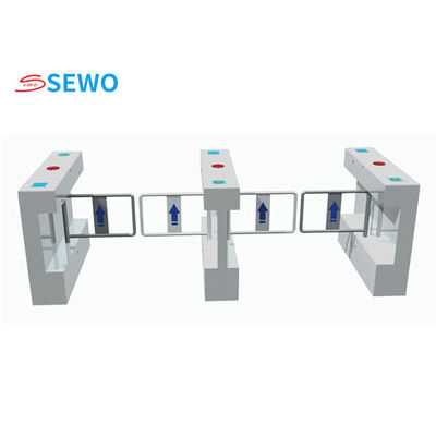 Vertical Swing Barrier Turnstile 304 Stainless Steel  Automatic Systems Turnstiles