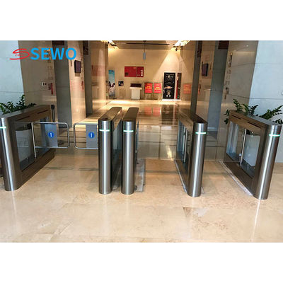 AC220V Optical Barrier Turnstiles	, Pedestrian Security Gates For Gym Library Entrance