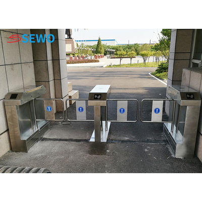 Electronic Turnstile Gates AC220V Pedestrian Security Turnstiles For Office