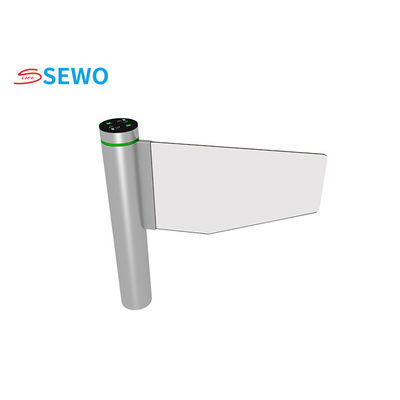 Biometric Fingerprint Access Control System , Swing Barrier Gate Turnstile With Card Reader