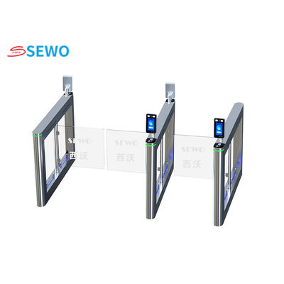 High Security Entrance Swing Gate ,  Facial Recognition Turnstile Access Control