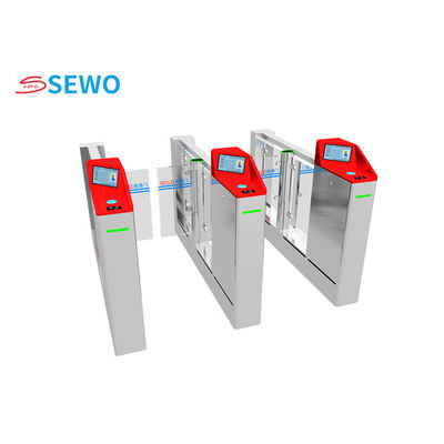 High End Security Pedestrian Speed Gate Turnstile With RFID IC ID Card Reader