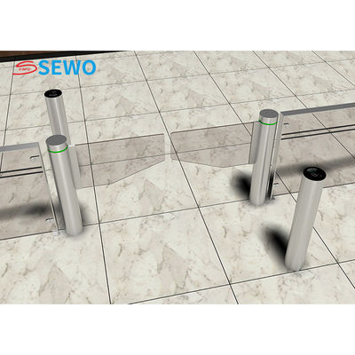Portable Fingerprint RFID Card Reader Turnstile , Security Turnstile Gate For Shopping Mall