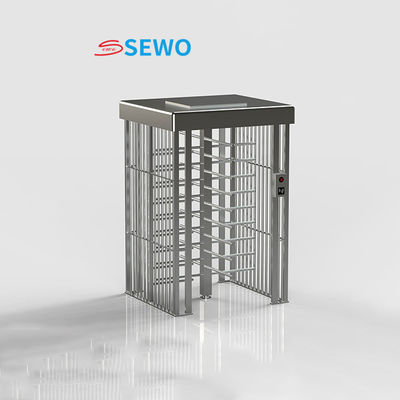 Semi Automatic Full Height Turnstiles Gates Pedestrian Barrier Gate Access Control System