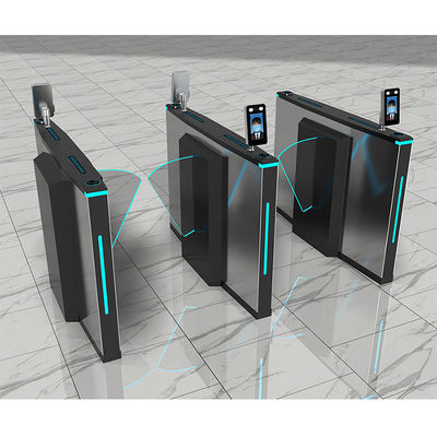 Customized Biometric Flap Barrier Turnstile with TCP / IP / R485 Communication Interface