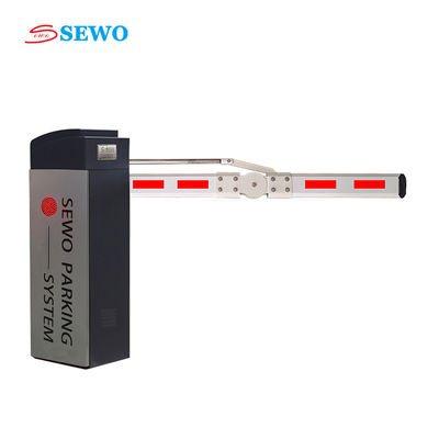 Folding Electric Boom Barrier for Parking Lots and Toll Gates Max 6M Boom Length