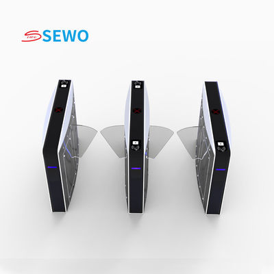 RS485 TCP/IP Flap Barrier Gates Fast and Controlled Passage for Traffic Environments