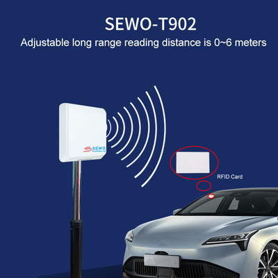 UHF Middle Distance Reader RFID Tags Smart Parking System Vehicle Parking Lots Wireless Communications