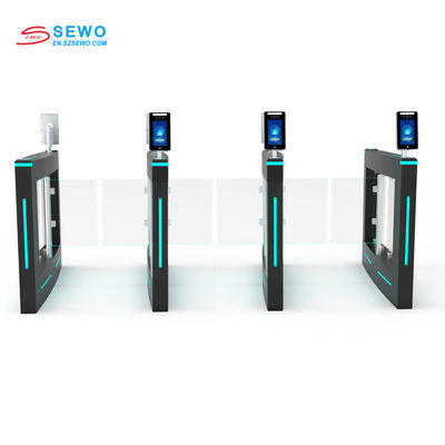 Access Management Swing Gate Turnstile with RFID Integration Passing Speed 40 people/min