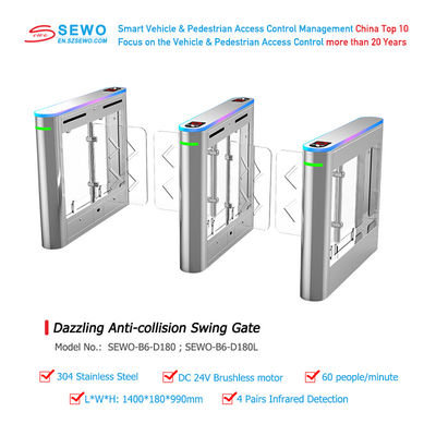 Smart Speed Gate Turnstile for Corporate Parks SDK API Integration and OEM Customization
