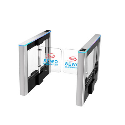 Data Center Security Turnstile Gate Dual Authentication And Emergency Override Function