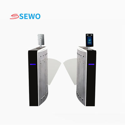 45 People/Min Passing Speed Security Flap Barrier Gate for Access Control Durable Indoor Solution