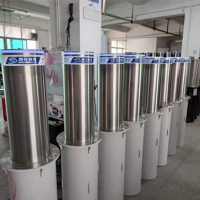 Automatic Bollards for Vehicle Control , Crash-Rated Hydraulic Retractable Barrier with Anti-Corrosion Coating