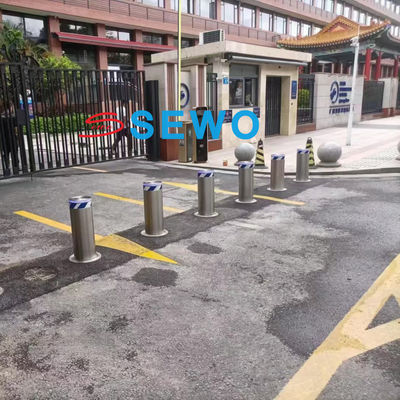 Automatic Bollards for Vehicle Control , Crash-Rated Hydraulic Retractable Barrier with Anti-Corrosion Coating