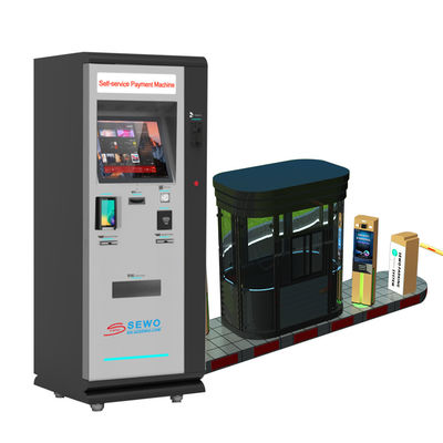 External Power Adapter Automatic License Plate Recognition Parking Payment Kiosk Machine for Smart Parking Systems