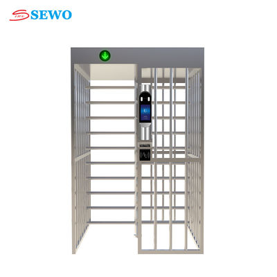 Secure Bi-Directional Full Height Turnstile Gate 1500*1500*2200 mm for Pedestrian Access Control