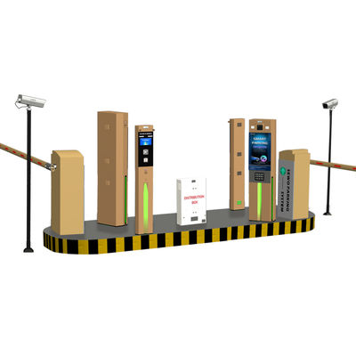 License Plate Recognition Camera System For Automated Parking Management In Commercial Lots