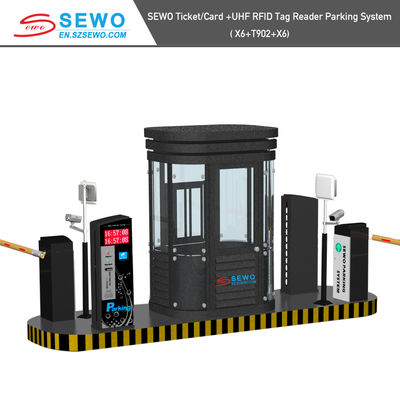 UHF Reader With Ticket Entrance Exit UHF Bluetooth Parking System Access Control Management