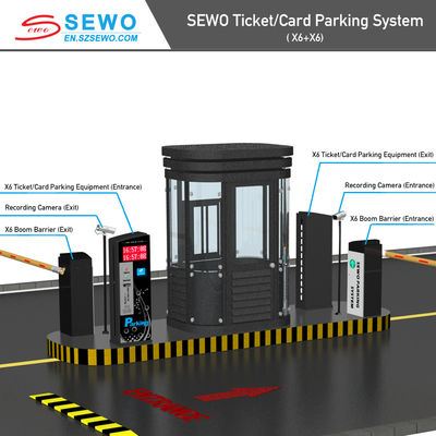 Unique Beautiful Ticket Parking Equipment With Background Lighting Voice System