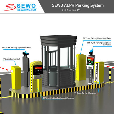 Smart Parking System SEWO X6 Car Parking Management System with Big Panel Structure and Easy Installation