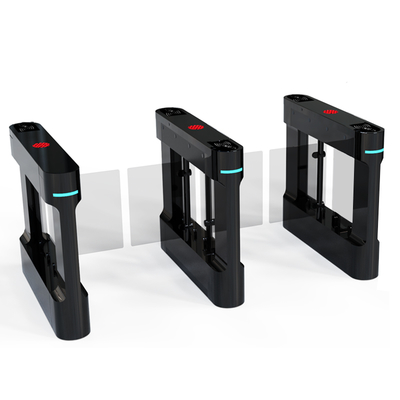 Automatic Face Recognition System QR Code Reader Swing Gate Turnstile Access Control